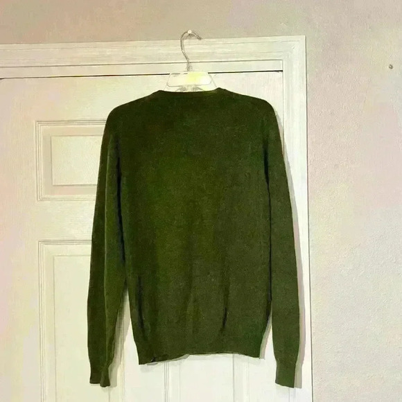 Saks Fifth Avenue 100% Scottish Cashmere Sweater Pullover V Neck   Todd Duncan - Picture 2 of 10